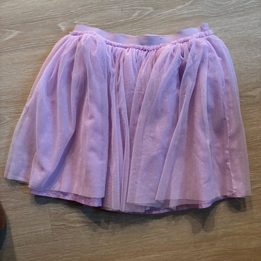 Purple 365 Kids by Garanimals Girls Sequin Skirt, Size 10